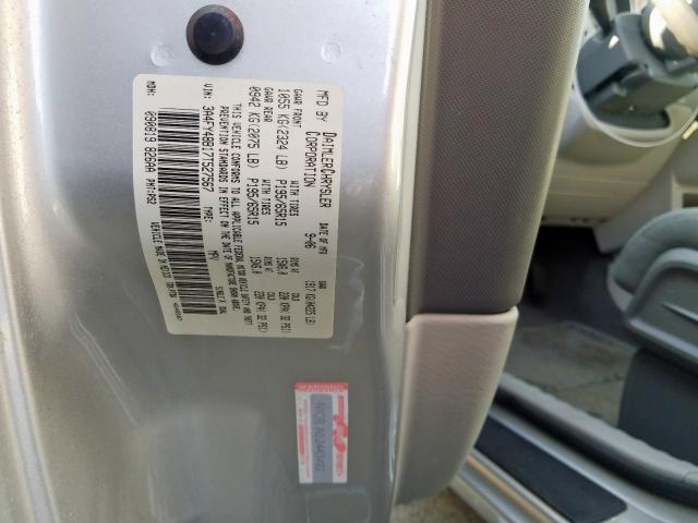 3A4FY48B17T527567 - 2007 CHRYSLER PT CRUISER SILVER photo 10