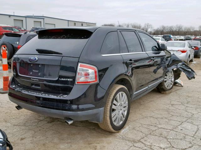 2FMDK39CX8BA19249 - 2008 FORD EDGE LIMIT BLACK photo 4