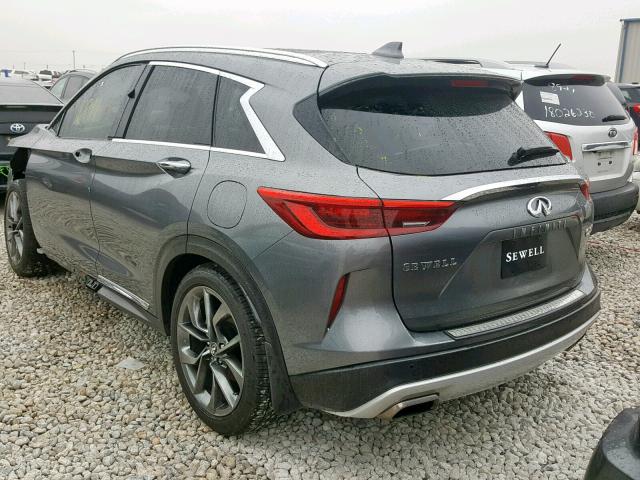 3PCAJ5M37KF101902 - 2019 INFINITI QX50 ESSEN GRAY photo 3