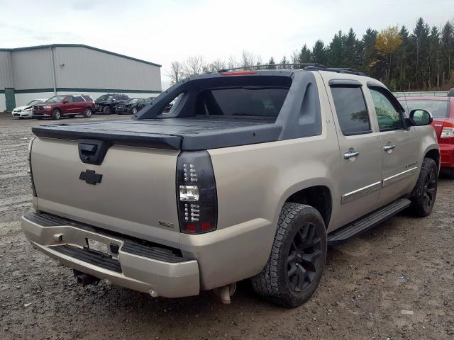 3GNFK12337G268734 - 2007 CHEVROLET AVALANCHE TAN photo 4