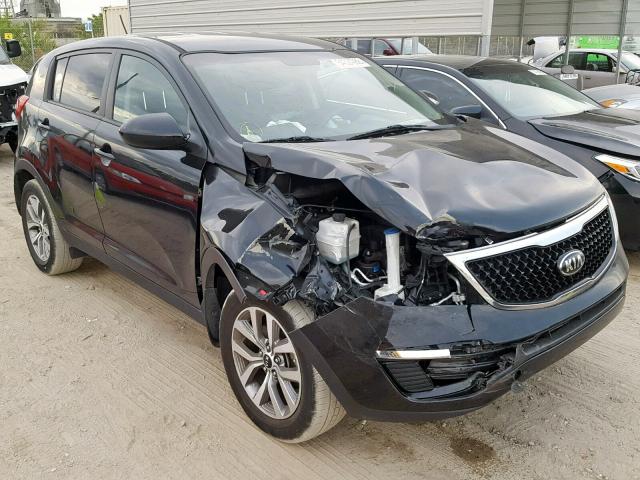 KNDPB3AC5F7793895 - 2015 KIA SPORTAGE L BLACK photo 1