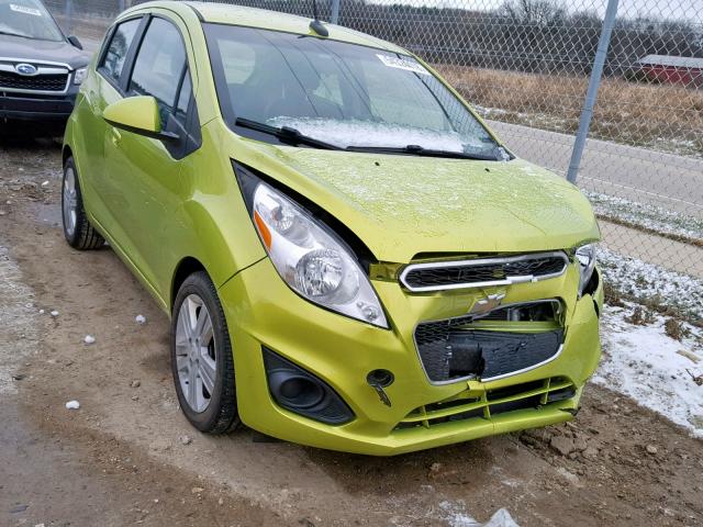 KL8CD6S94DC606088 - 2013 CHEVROLET SPARK 1LT GREEN photo 1