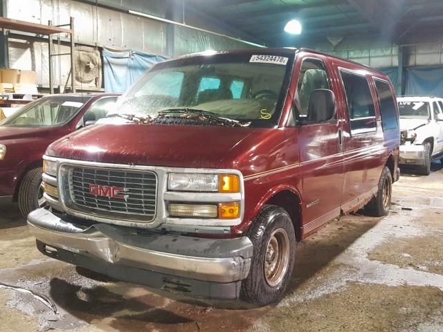 1GDFG15W9X1161696 - 1999 GMC SAVANA RV BURGUNDY photo 2