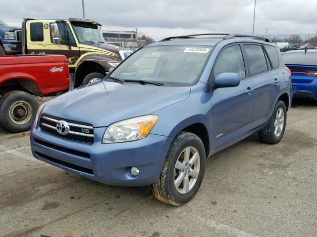 JTMBK31V566008017 - 2006 TOYOTA RAV4 LIMIT BLUE photo 2