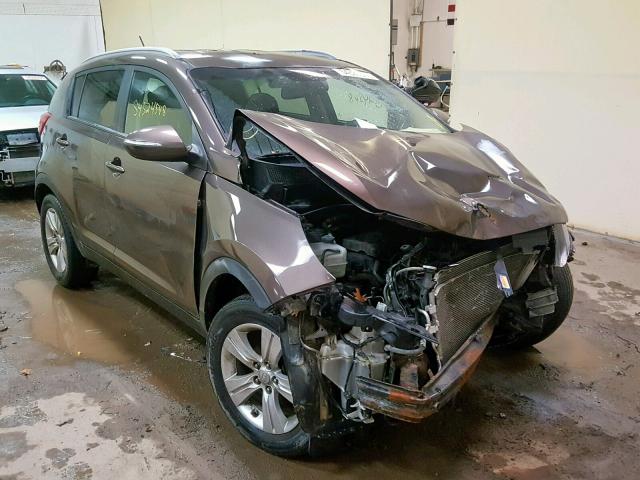 KNDPB3A20B7038817 - 2011 KIA SPORTAGE L BROWN photo 1