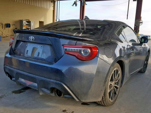 JF1ZNAA17H8710117 - 2017 TOYOTA 86 BASE CHARCOAL photo 4