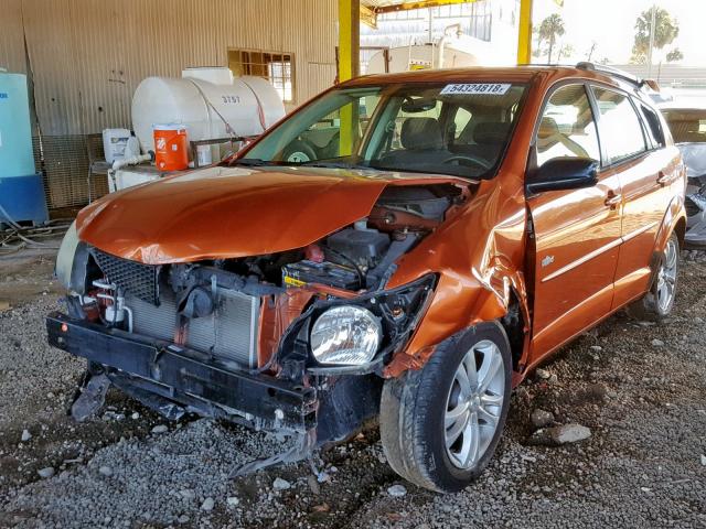 5Y2SL62894Z421254 - 2004 PONTIAC VIBE ORANGE photo 2