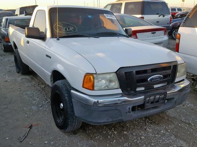 1FTYR10U15PA94275 - 2005 FORD RANGER WHITE photo 1