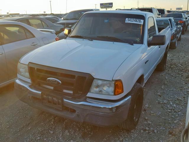 1FTYR10U15PA94275 - 2005 FORD RANGER WHITE photo 2