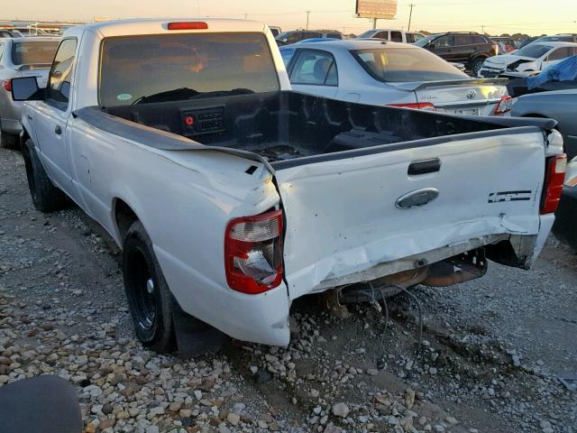 1FTYR10U15PA94275 - 2005 FORD RANGER WHITE photo 3