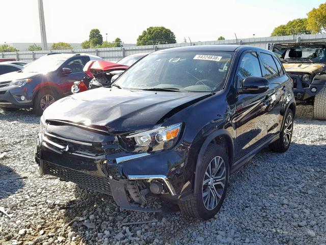 JA4AP3AU2JZ006960 - 2018 MITSUBISHI OUTLANDER BLACK photo 2