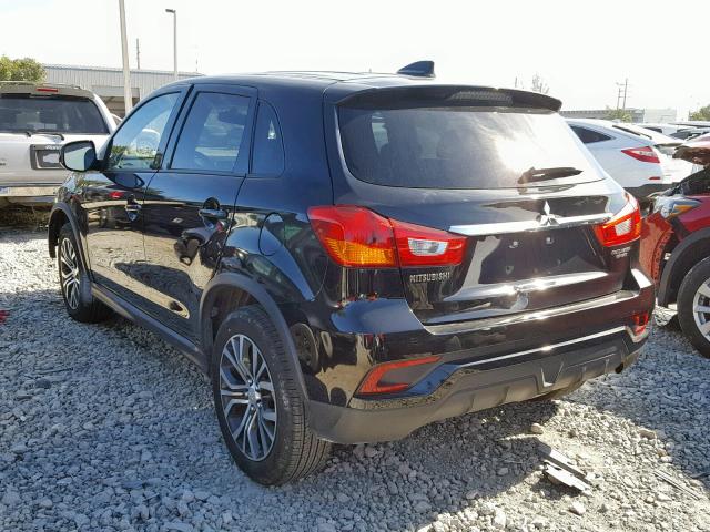 JA4AP3AU2JZ006960 - 2018 MITSUBISHI OUTLANDER BLACK photo 3