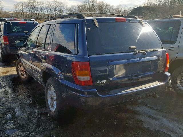 1J4GW68N1XC747156 - 1999 JEEP GRAND CHER BLUE photo 3