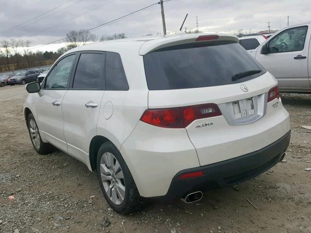 5J8TB2H53AA003748 - 2010 ACURA RDX TECHNO WHITE photo 3