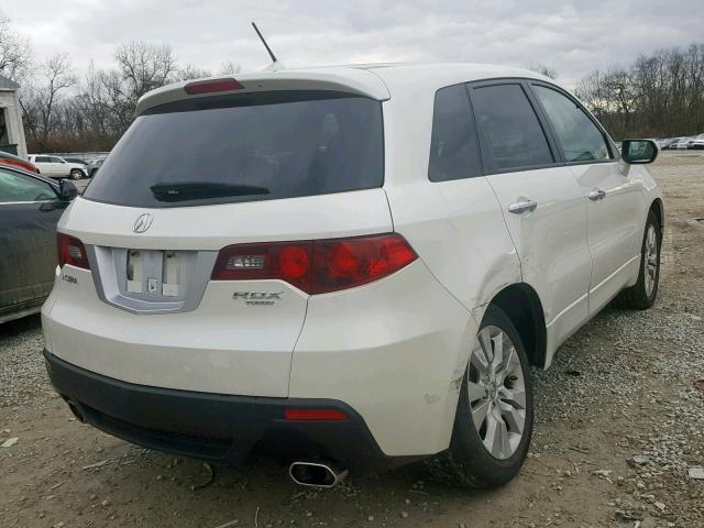 5J8TB2H53AA003748 - 2010 ACURA RDX TECHNO WHITE photo 4