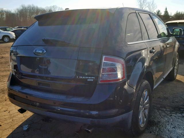 2FMDK49C38BA57394 - 2008 FORD EDGE LIMIT BLUE photo 4