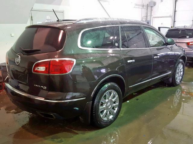 5GAKVBKD0EJ300114 - 2014 BUICK ENCLAVE GRAY photo 4