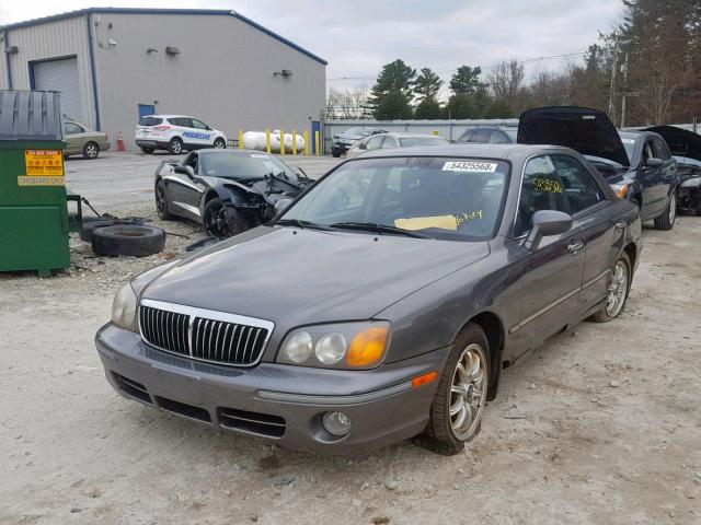 KMHFU45E52A215148 - 2002 HYUNDAI XG 350 GRAY photo 2