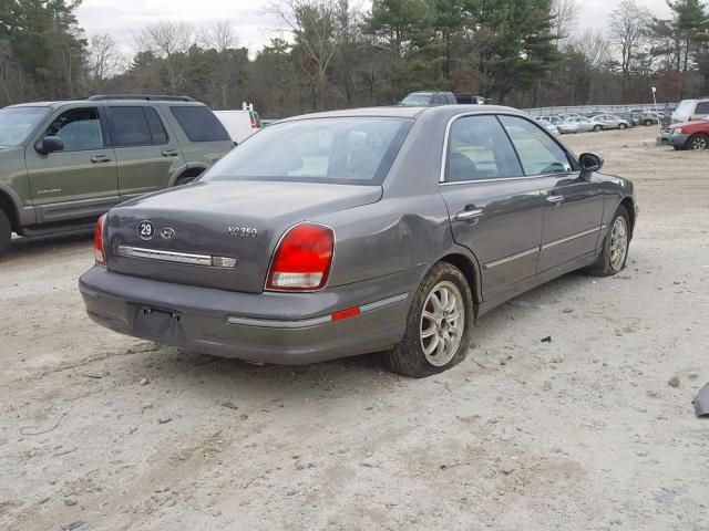 KMHFU45E52A215148 - 2002 HYUNDAI XG 350 GRAY photo 4