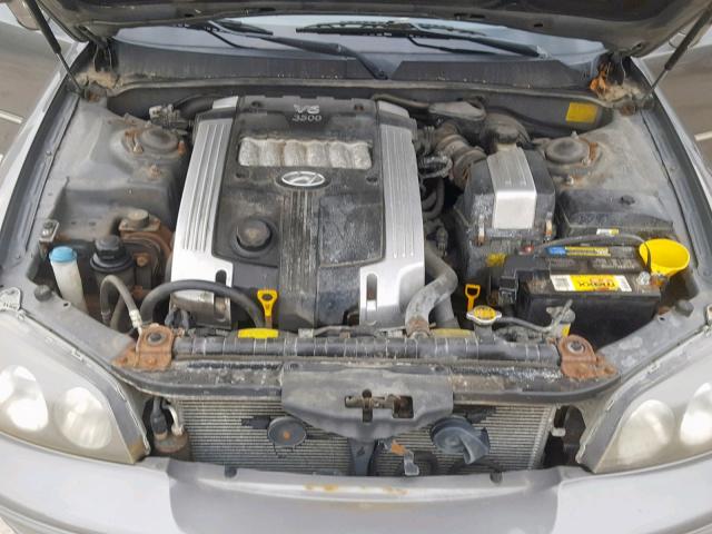 KMHFU45E52A215148 - 2002 HYUNDAI XG 350 GRAY photo 7