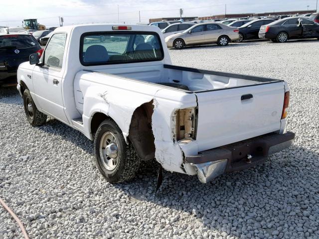 1FTCR10A7VPB25495 - 1997 FORD RANGER WHITE photo 3