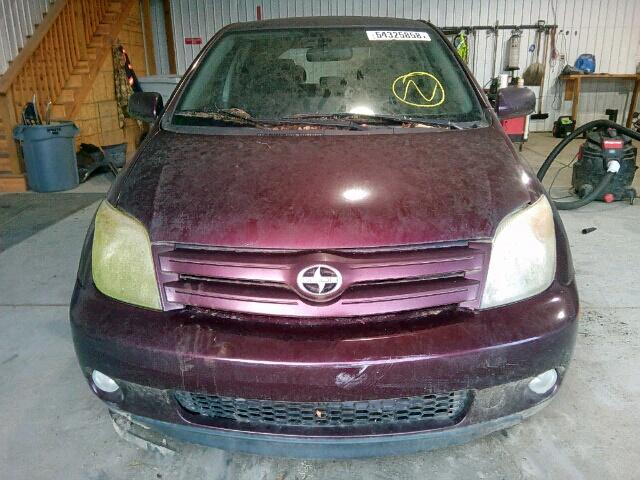 JTKKT624450115509 - 2005 TOYOTA SCION XA BURGUNDY photo 9