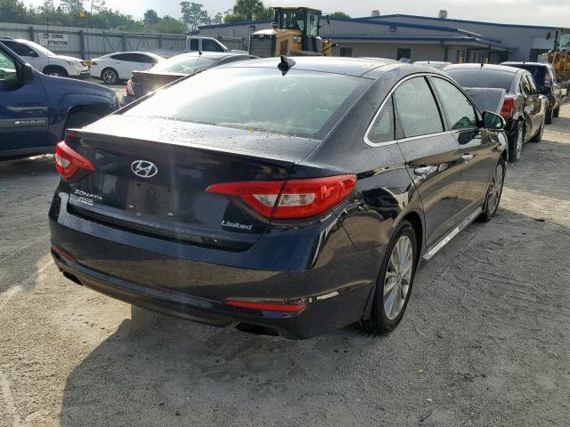 5NPE34AF3FH097505 - 2015 HYUNDAI SONATA SPO BLACK photo 4