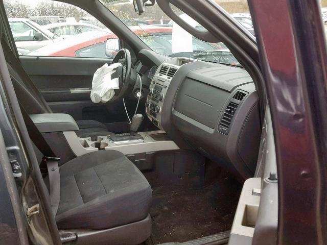 1FMCU03759KA52277 - 2009 FORD ESCAPE XLT GRAY photo 5