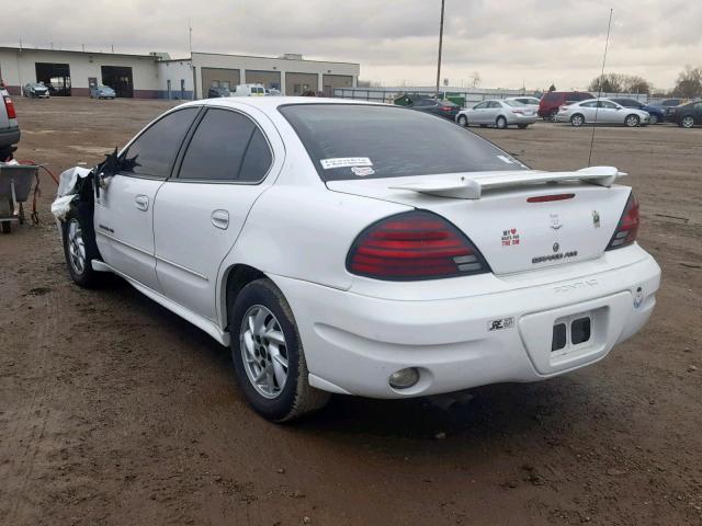 1G2NG52E44C127673 - 2004 PONTIAC GRAND AM S WHITE photo 3