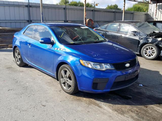 KNAFU6A27A5161173 - 2010 KIA FORTE EX BLUE photo 1