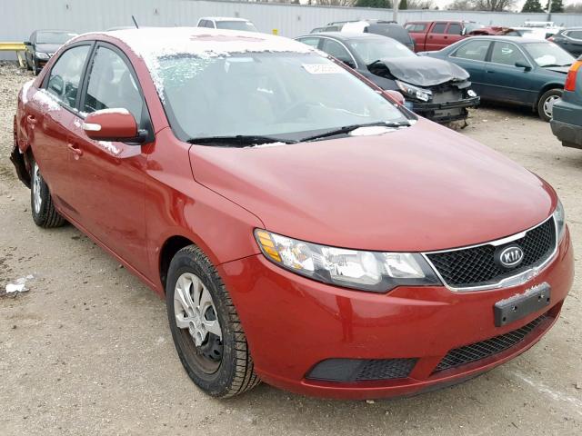 KNAFU4A2XA5880888 - 2010 KIA FORTE EX RED photo 1