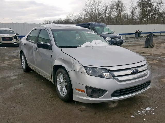 3FAHP0GA0CR194987 - 2012 FORD FUSION S GRAY photo 1