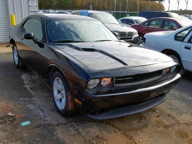 2C3CDYAG0EH277055 - 2014 DODGE CHALLENGER BLACK photo 1