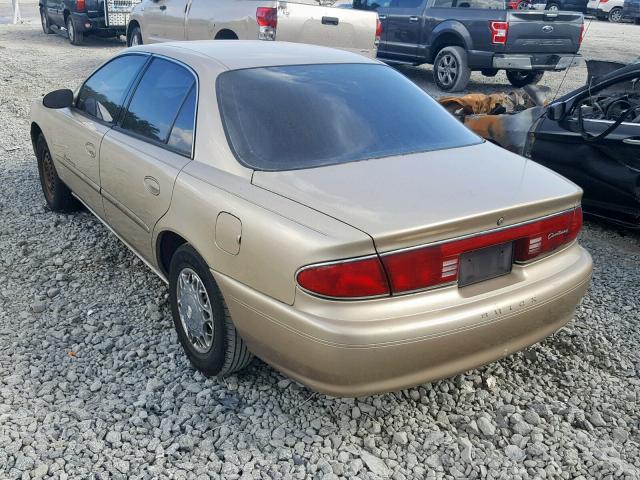 2G4WS52J541300839 - 2004 BUICK CENTURY CU TAN photo 3