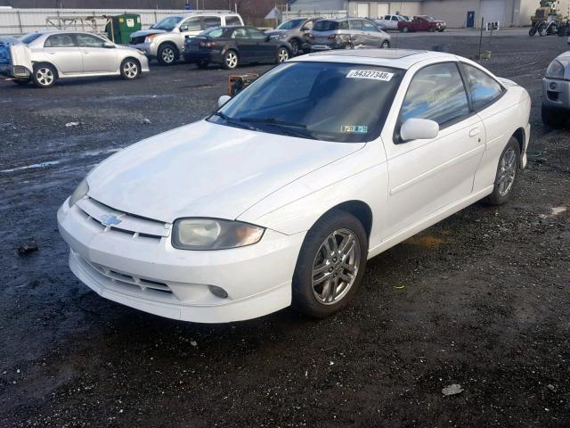 1G1JH12FX37271172 - 2003 CHEVROLET CAVALIER L WHITE photo 2