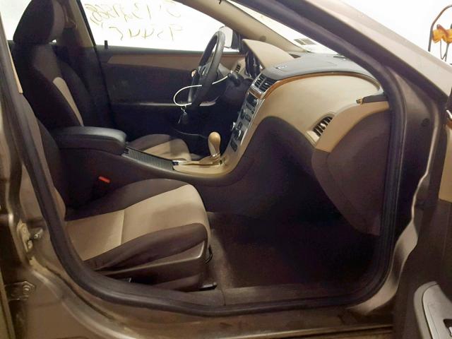 1G1ZC5E08AF173096 - 2010 CHEVROLET MALIBU 1LT GRAY photo 5