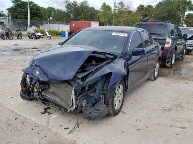 1HGCP26469A039585 - 2009 HONDA ACCORD LXP BLUE photo 2