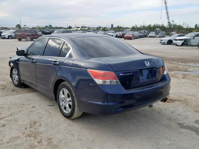 1HGCP26469A039585 - 2009 HONDA ACCORD LXP BLUE photo 3