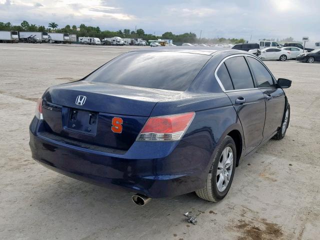 1HGCP26469A039585 - 2009 HONDA ACCORD LXP BLUE photo 4