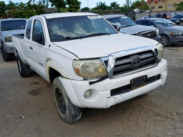 5TETU4GN8AZ704362 - 2010 TOYOTA TACOMA PRE WHITE photo 1