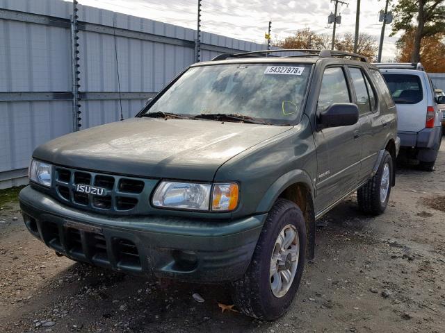 4S2CK58W9Y4351401 - 2000 ISUZU RODEO S GREEN photo 2