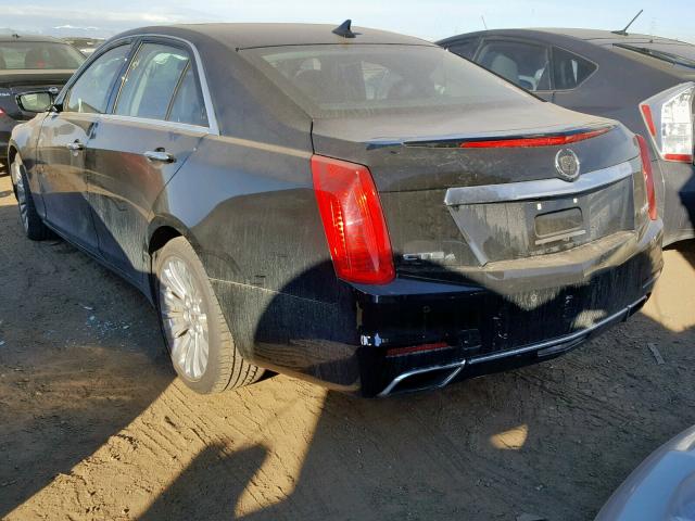 1G6AX5SXXE0162770 - 2014 CADILLAC CTS LUXURY BLUE photo 3