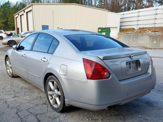 1N4BA41EX6C834913 - 2006 NISSAN MAXIMA SE SILVER photo 3