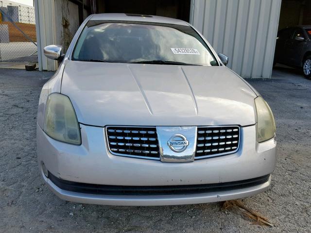 1N4BA41EX6C834913 - 2006 NISSAN MAXIMA SE SILVER photo 9