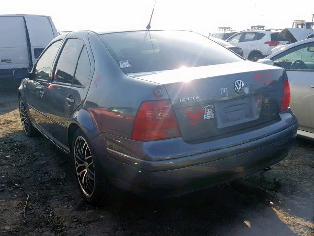 3VWRK69M73M173040 - 2003 VOLKSWAGEN JETTA GL GRAY photo 3