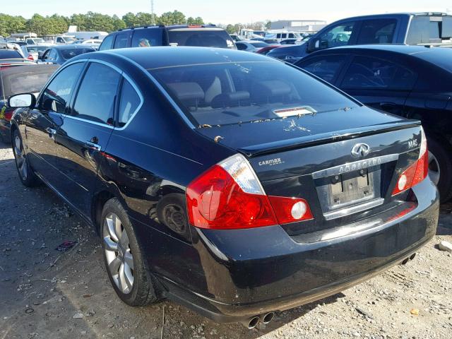 JNKBY01E37M400213 - 2007 INFINITI M45 BASE BLACK photo 3