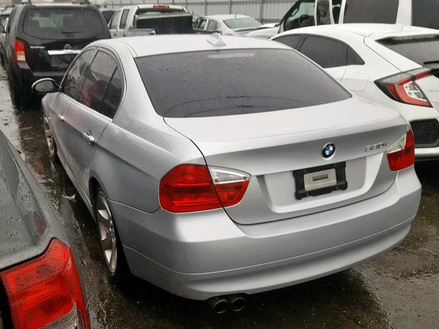 WBAVB33556KS35867 - 2006 BMW 330 I SILVER photo 3