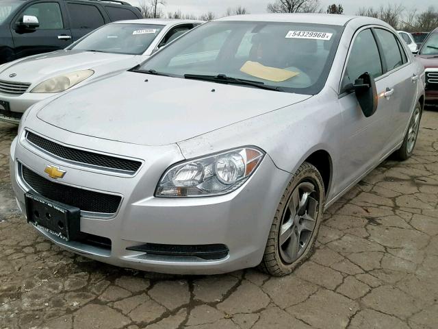 1G1ZA5EU6BF344941 - 2011 CHEVROLET MALIBU LS ვერცხლისფერი ფოტო 2