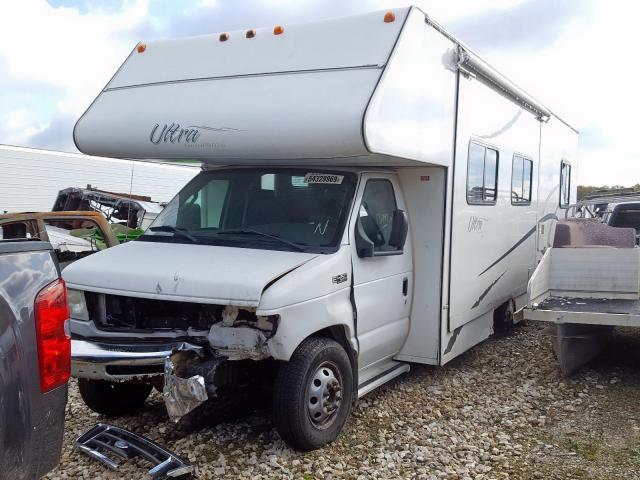 1FDXE45S34HB23053 - 2004 FORD E450 SUP D WHITE photo 2