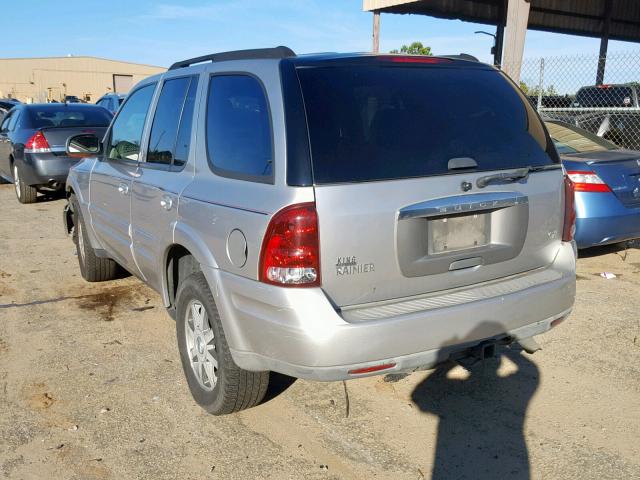 5GADS13S942284593 - 2004 BUICK RAINIER CX SILVER photo 3